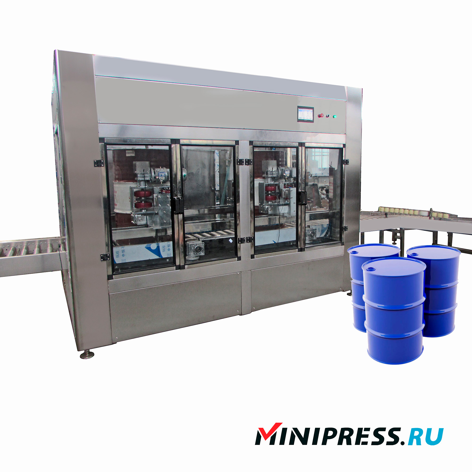 Automatic filling line for 200 liter barrels JF-20