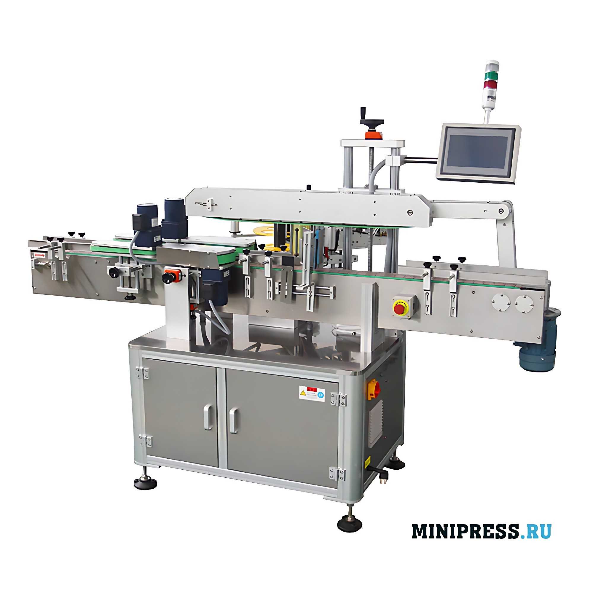 Automatic flat canister labeling machine LM-14
