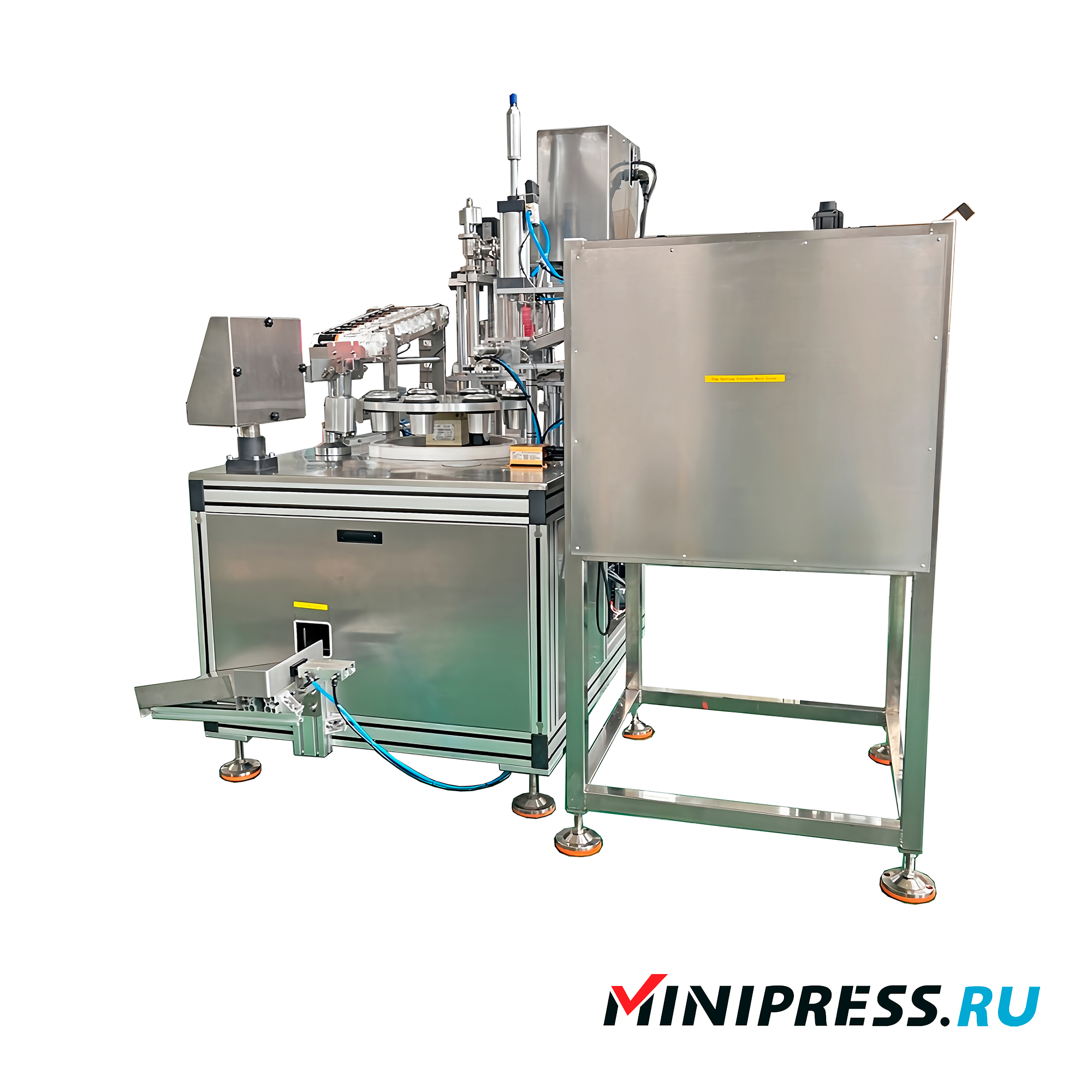 Automatic line for packing silicone and polyurethane sealant into plastic tubes MN-01