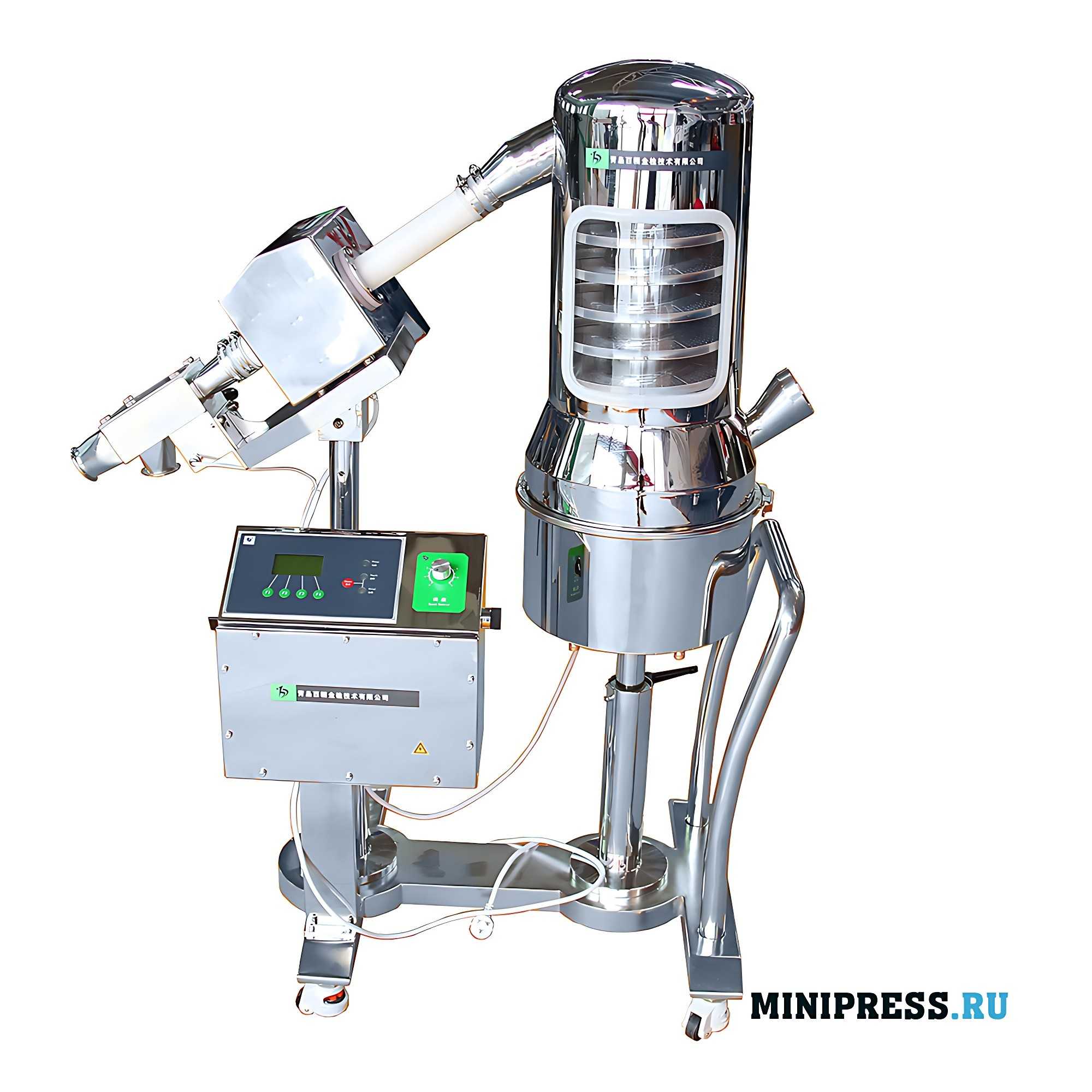 Dedusting machine for tablets with metal detector OD-10