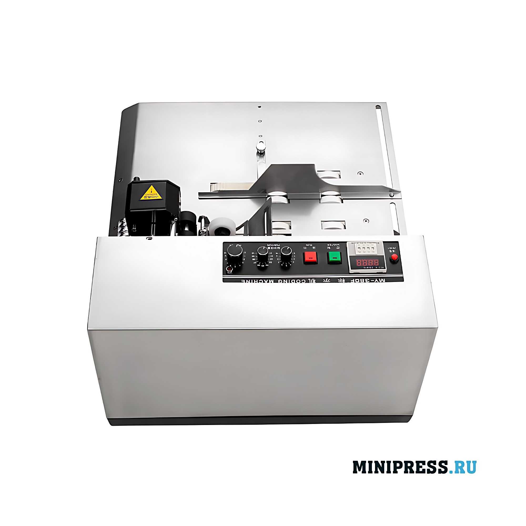 Desktop printer for embossing expiration date on cardboard KP-38