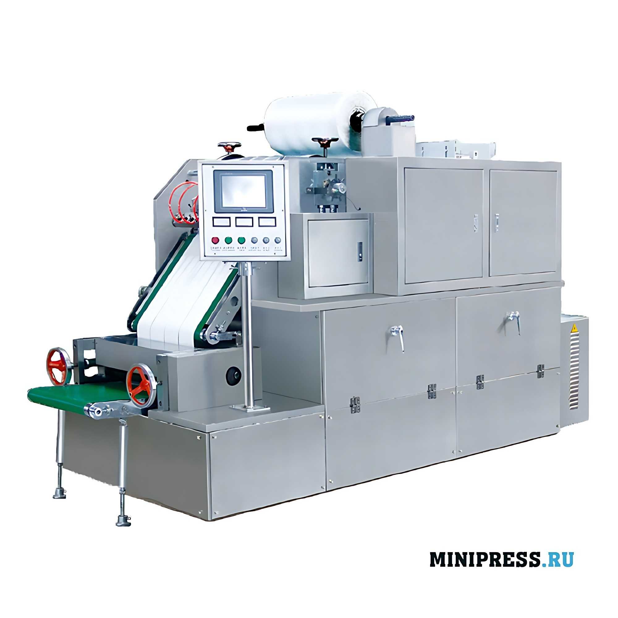 Equipment for cutting napkins on a non-woven basis with hydrogel WXM 1
