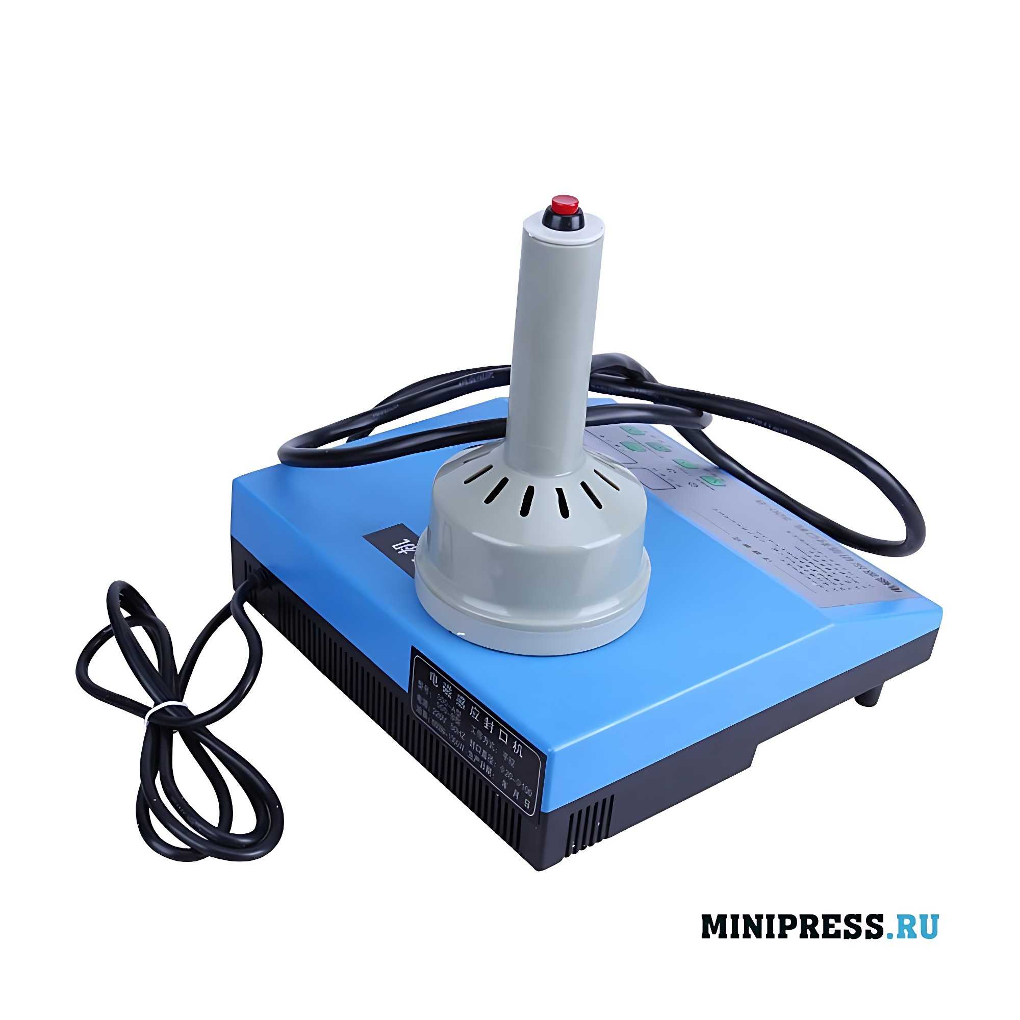Equipment for electromagnetic induction sealing of the neck with aluminum foil GS 08