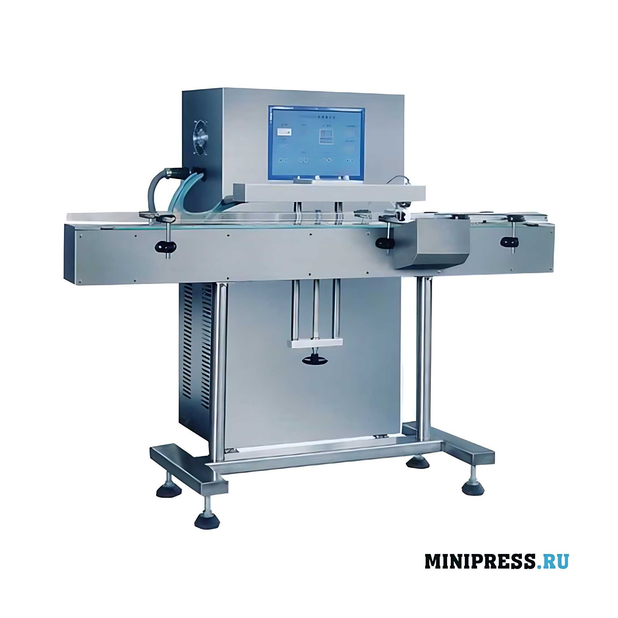 Equipment for induction sealing of the lid with aluminum foil DSCHP 1B