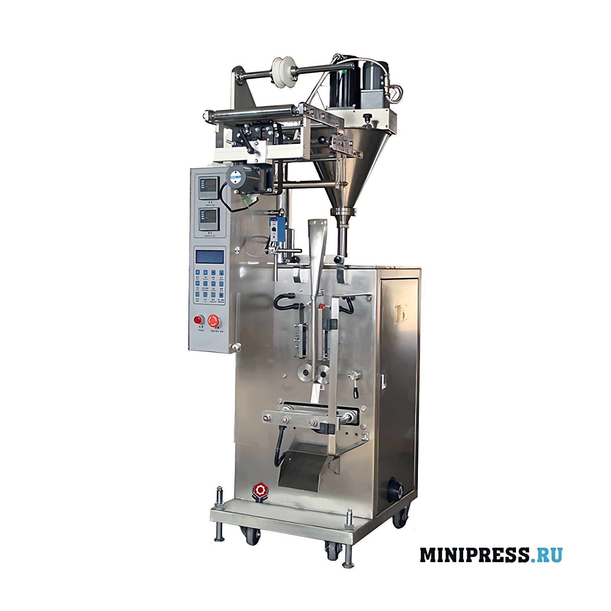 Equipment for packing pellets into pillow type bag BD-25