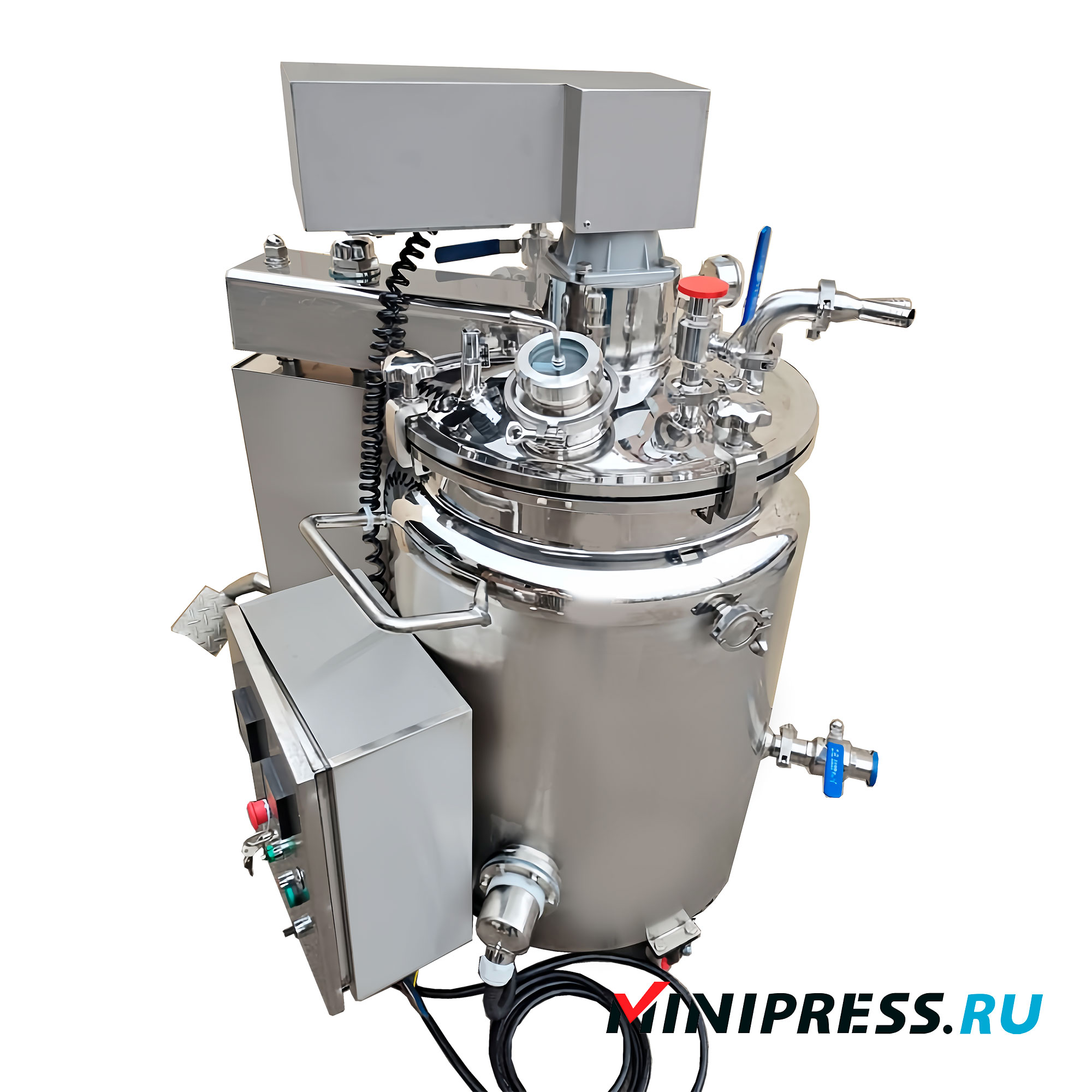 Gel boiling kettle with pneumatic drive UY-101