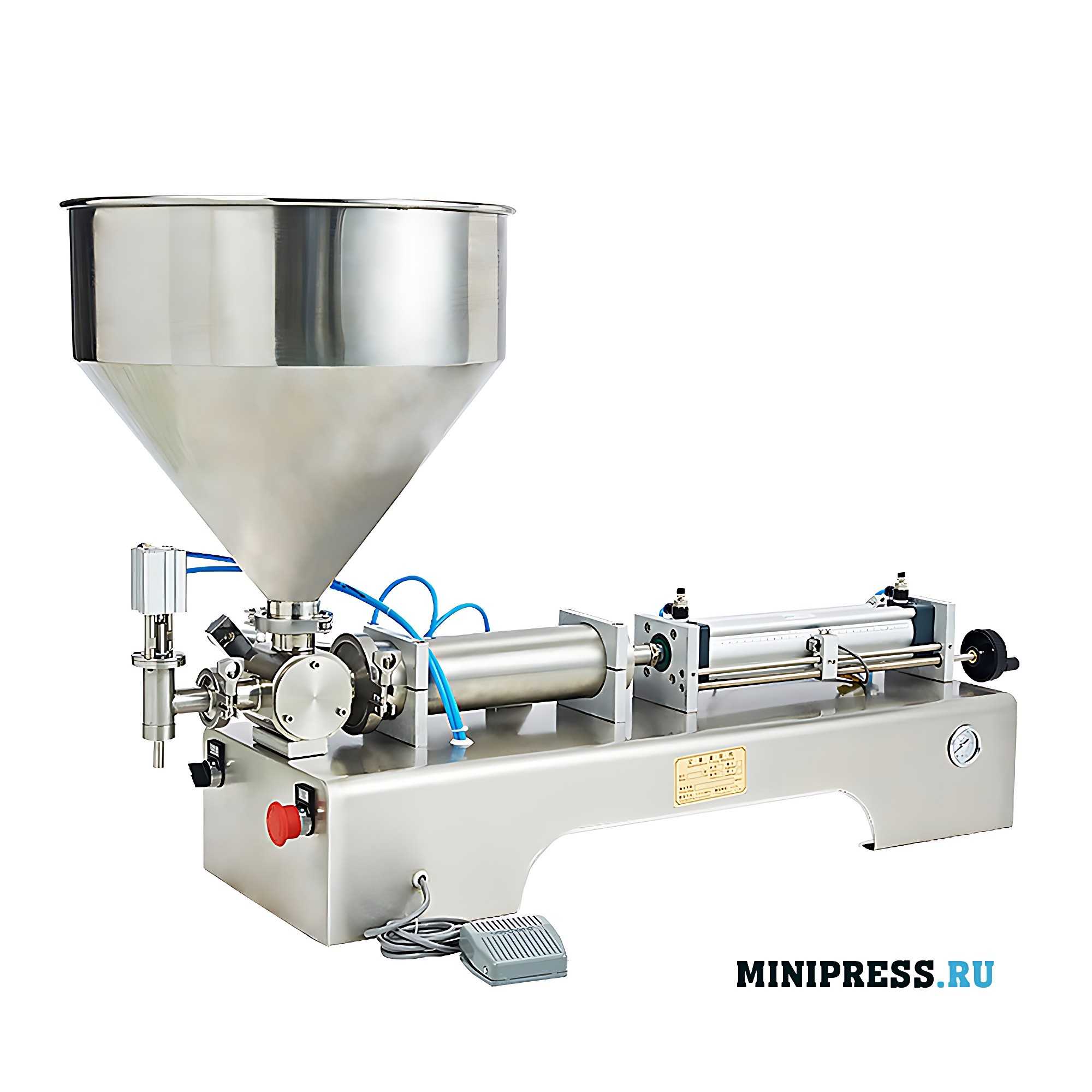 Pneumatic piston dispenser for creams and ointments WW-500