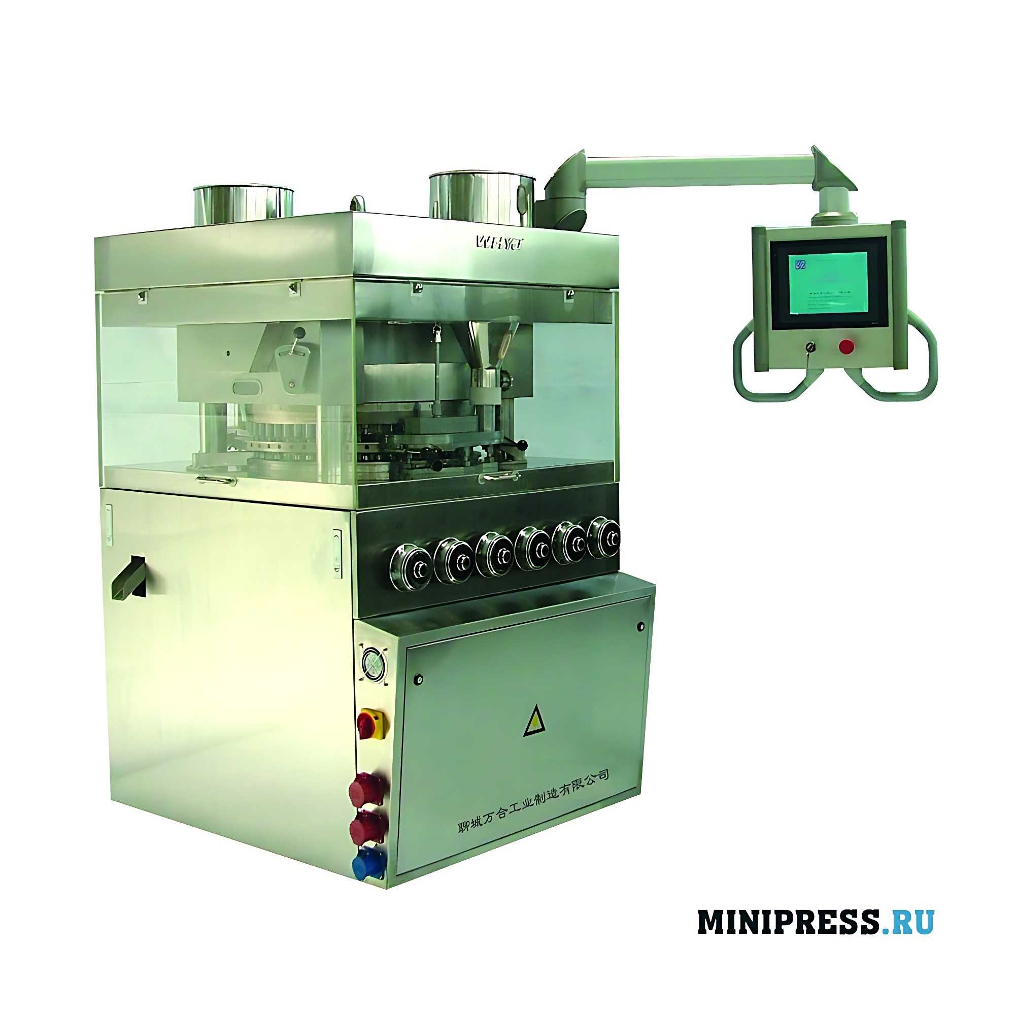 Reinforced Rotary Tablet Press with programmable LAMP speed GS 55