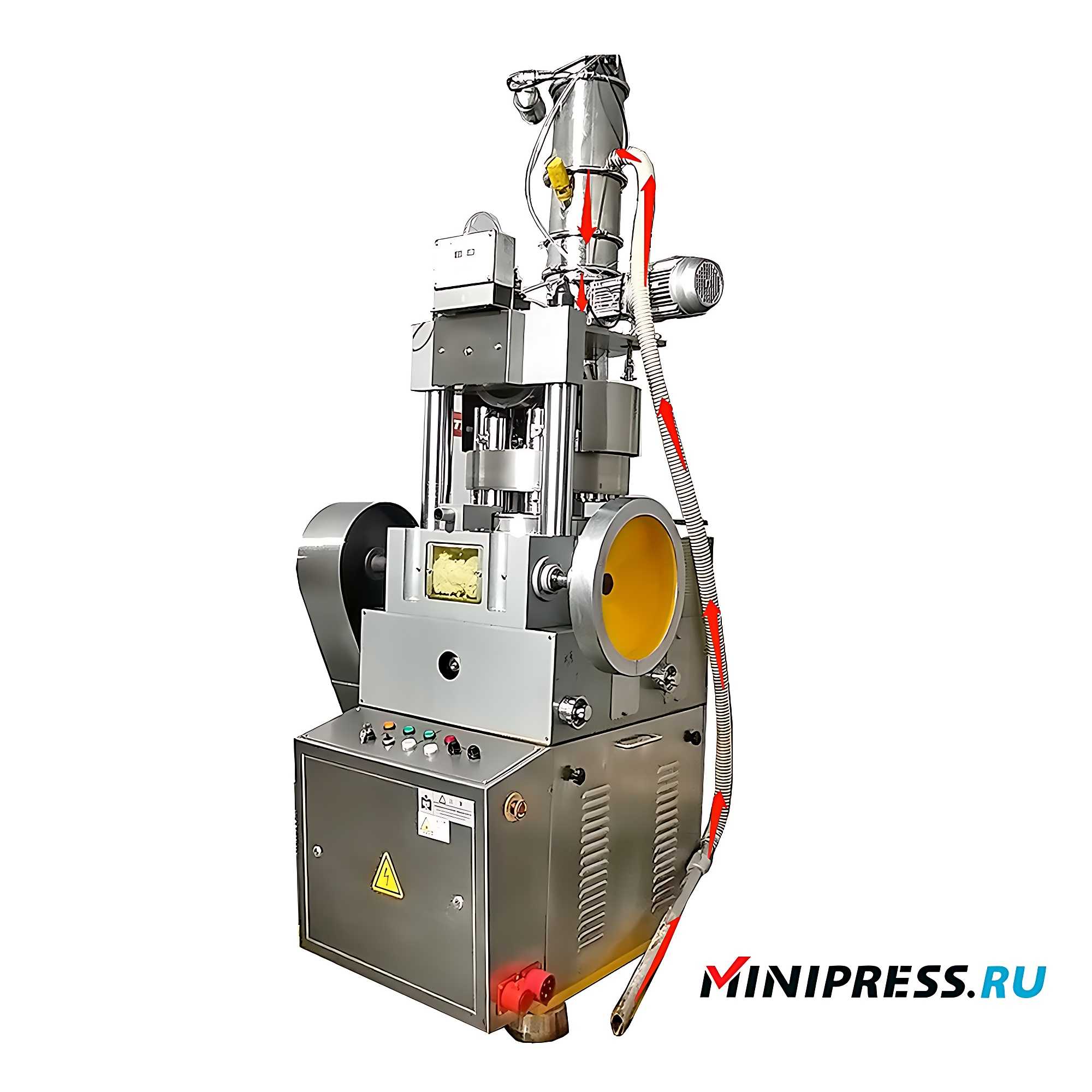 Rotary tablet press for tablets up to 60 mm NP-8