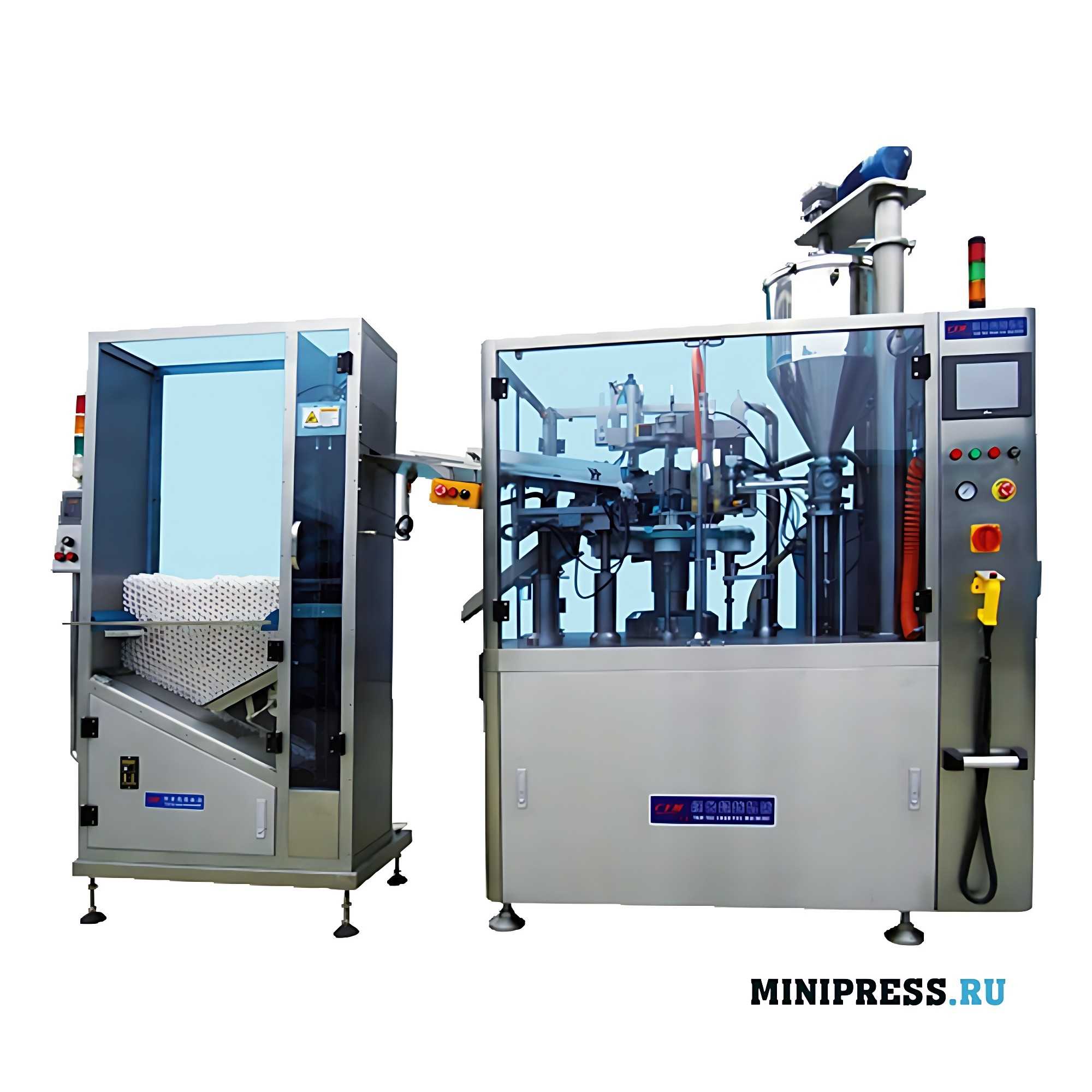 Tube Filling Automatic Machine in Aluminum and Metal Tubes CIM 8D