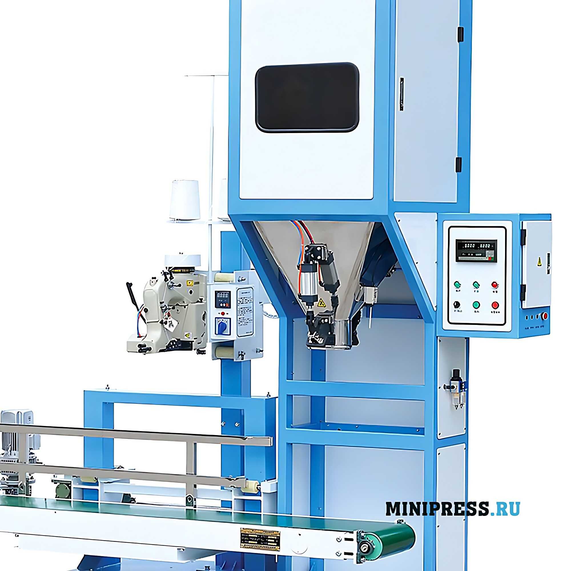 Weight packing machine for filling paper and plastic bags SD-50