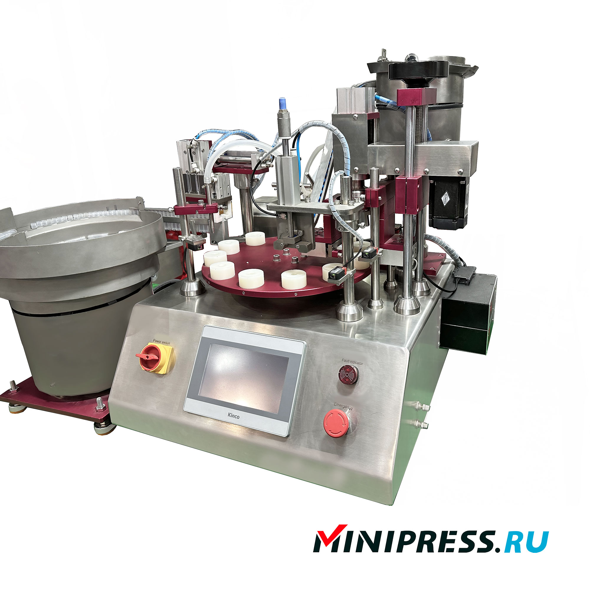 Automatische Tisch-Füll- und Verschließmaschine für Plastikflaschen GX-14