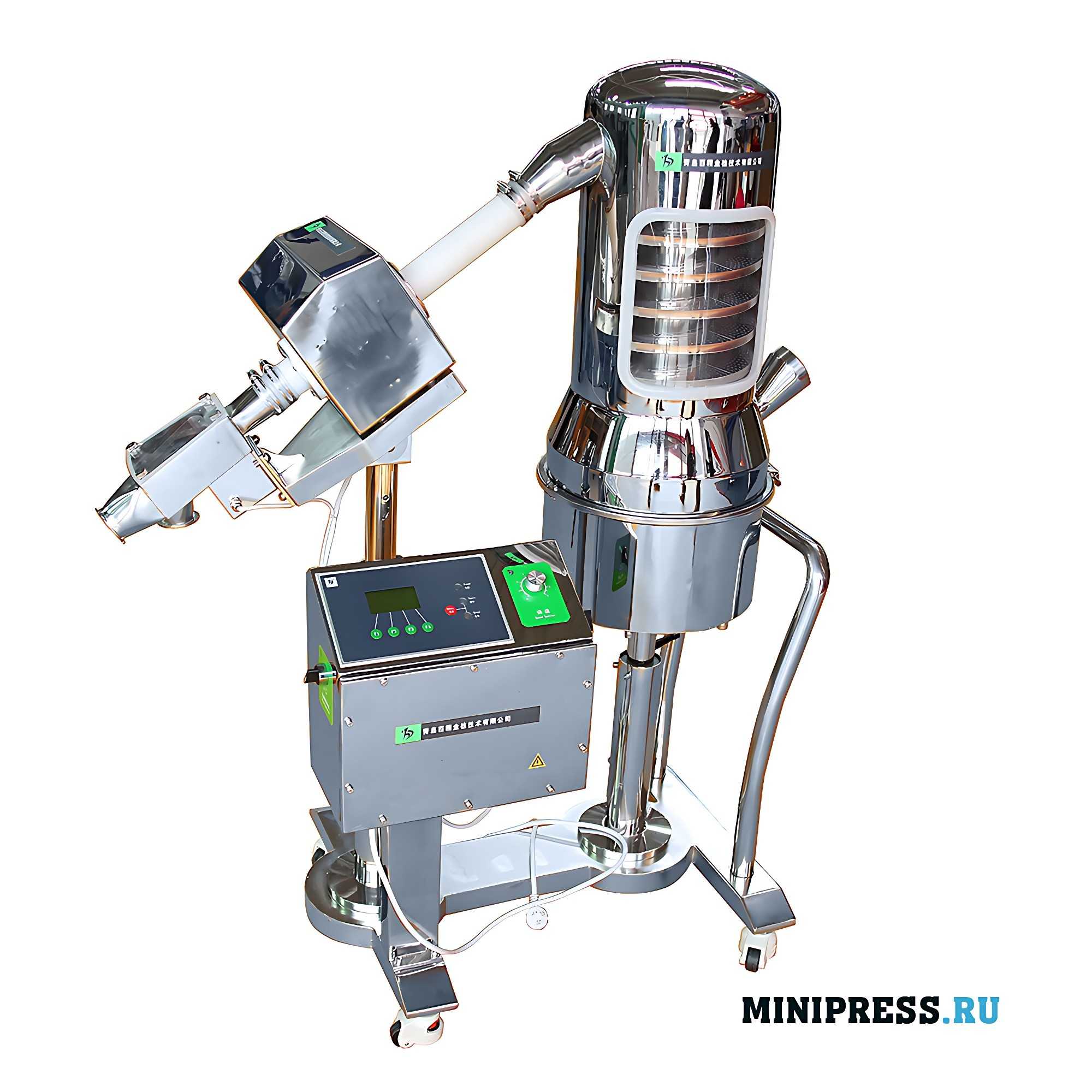 Entstaubungsmaschine für Tabletten mit Metalldetektor OD-10