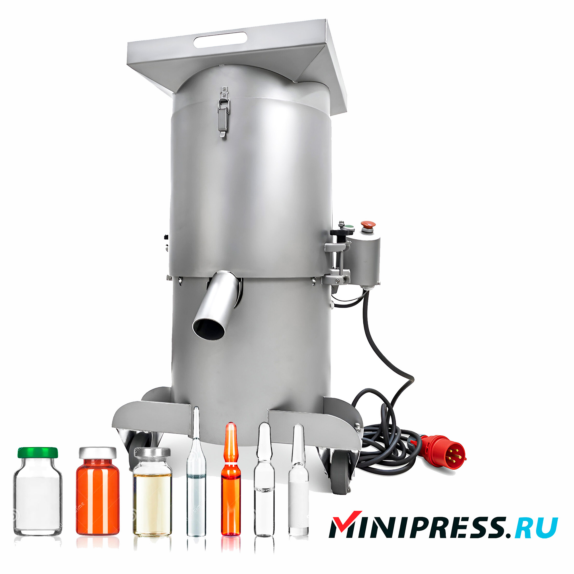 Gerät zum Zerkleinern von Arzneimittelampullen AM-02 Minipress.ru Gerät zum Zerkleinern von Arzneimittelampullen AM-02