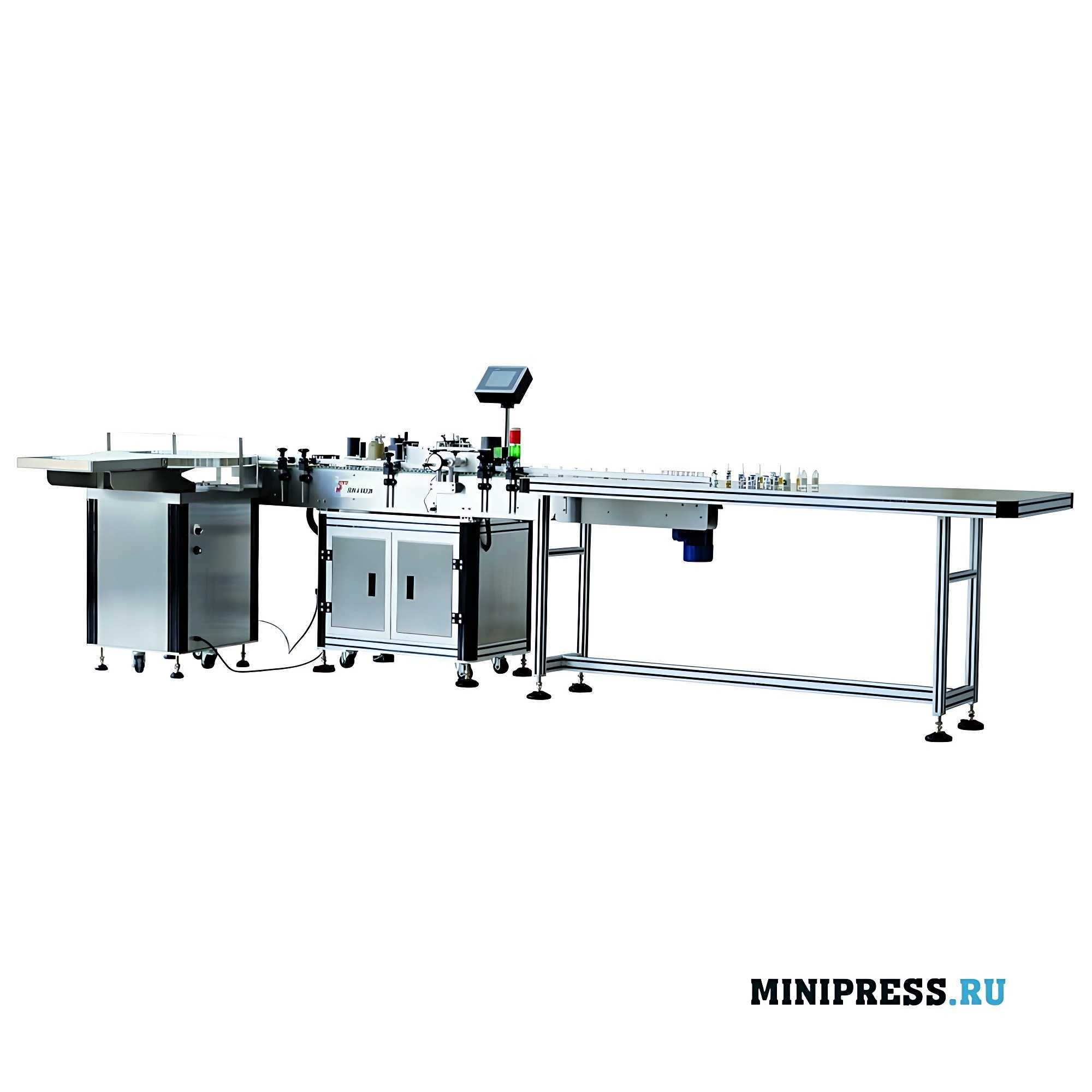 High-speed equipment for labeling vials and ampoules SHLM 75