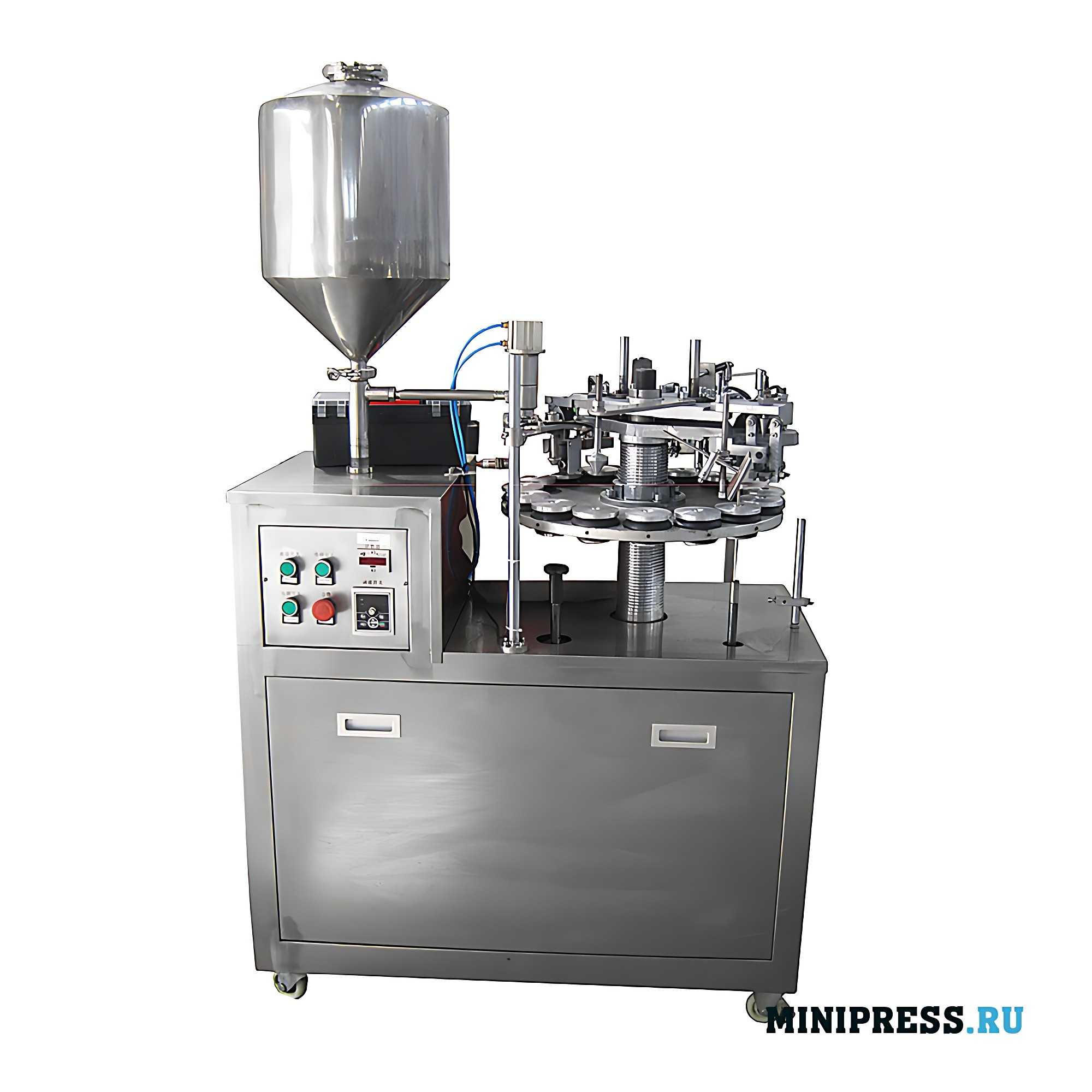 Aluminum tube adhesive filling machine WJ-12