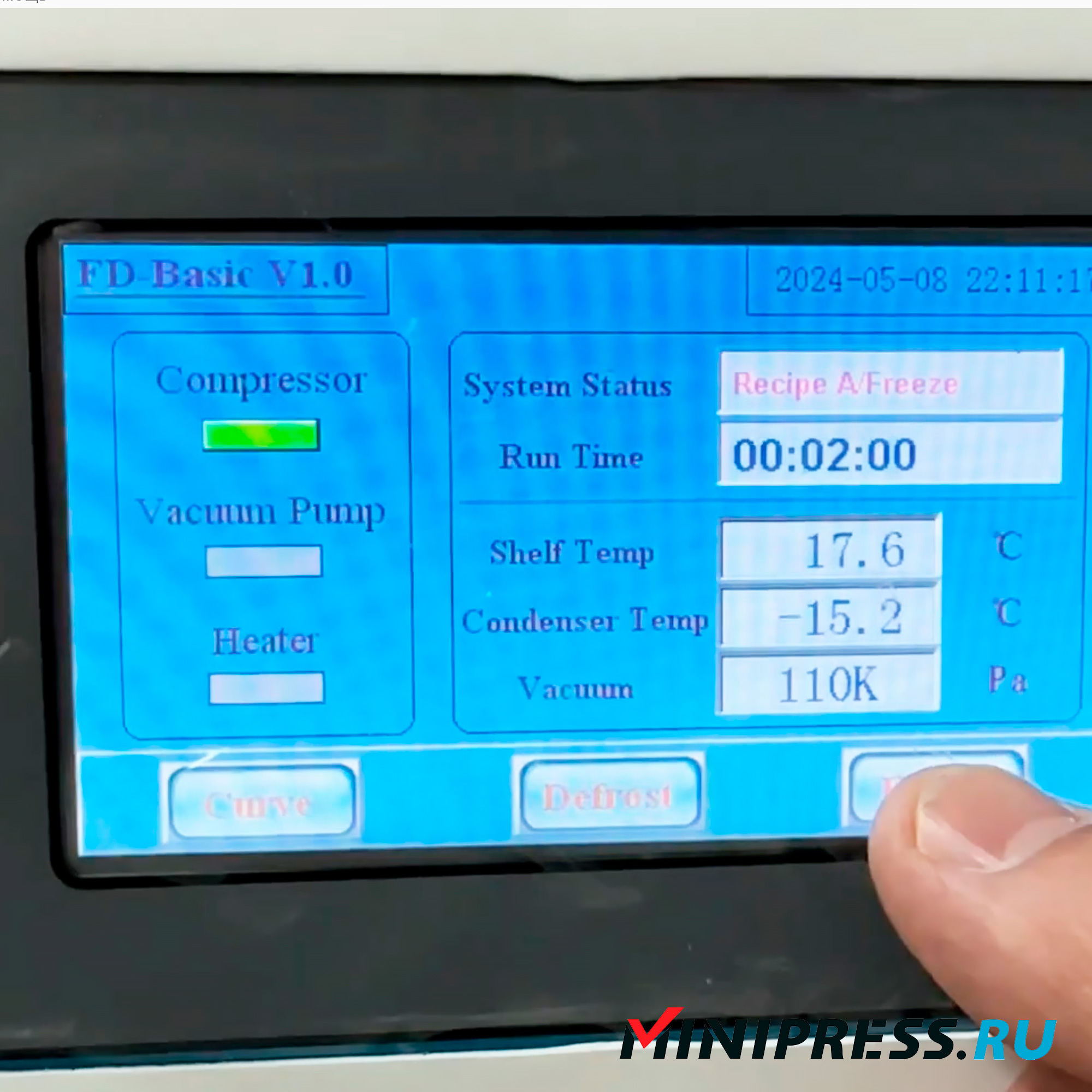 Labor-lyophiler Sublimationstrockner LG-03