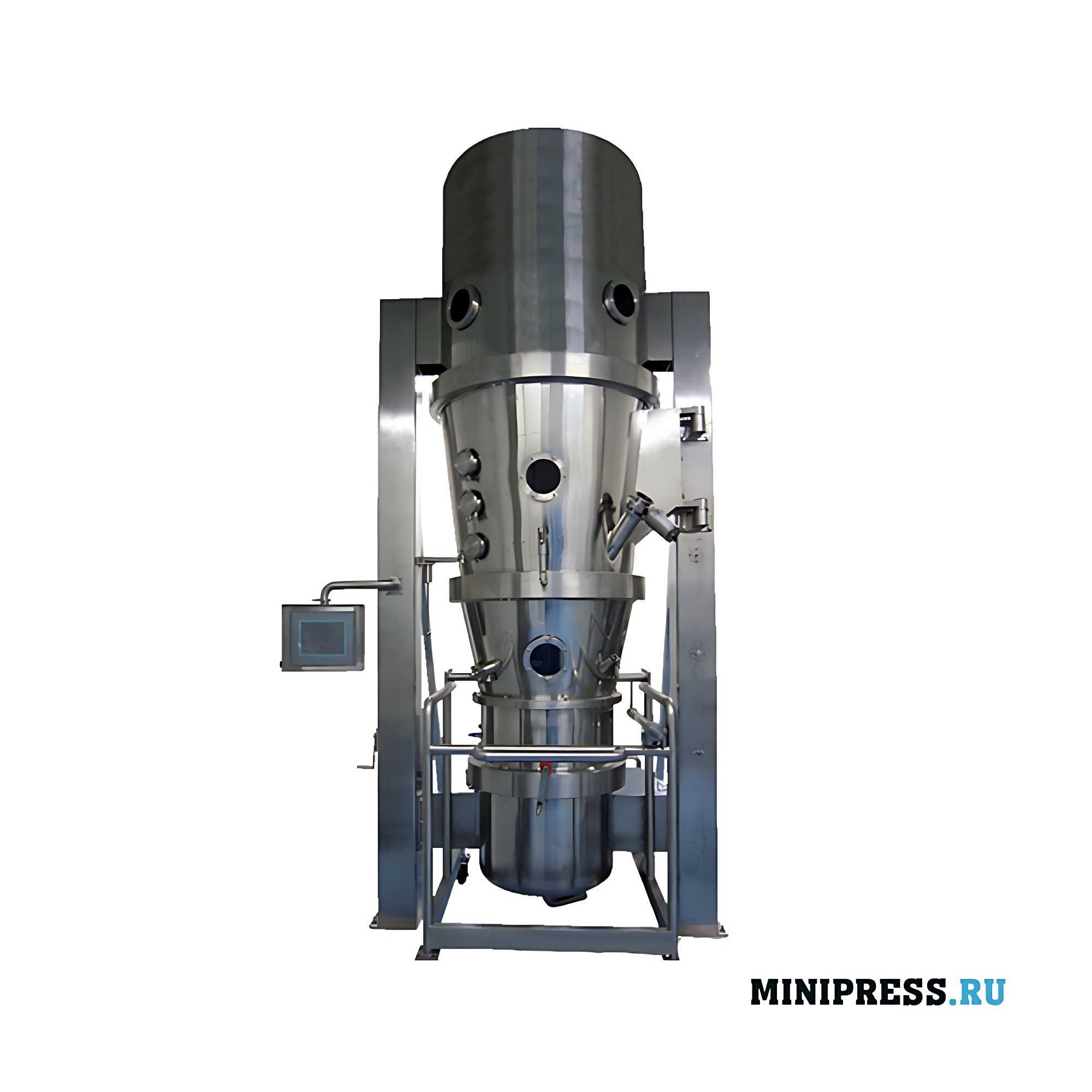 Multifunctional equipment for coating CIM 15D granules